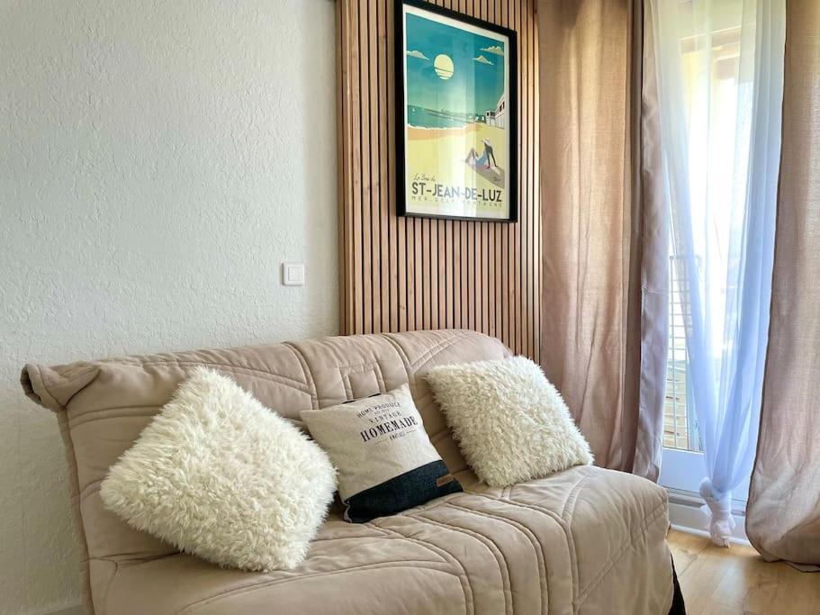 Caporizon-Baillenia-T1 Vue Montagne - Piscine St Jean De Luz Apartment Сен Жан дьо Луз Екстериор снимка