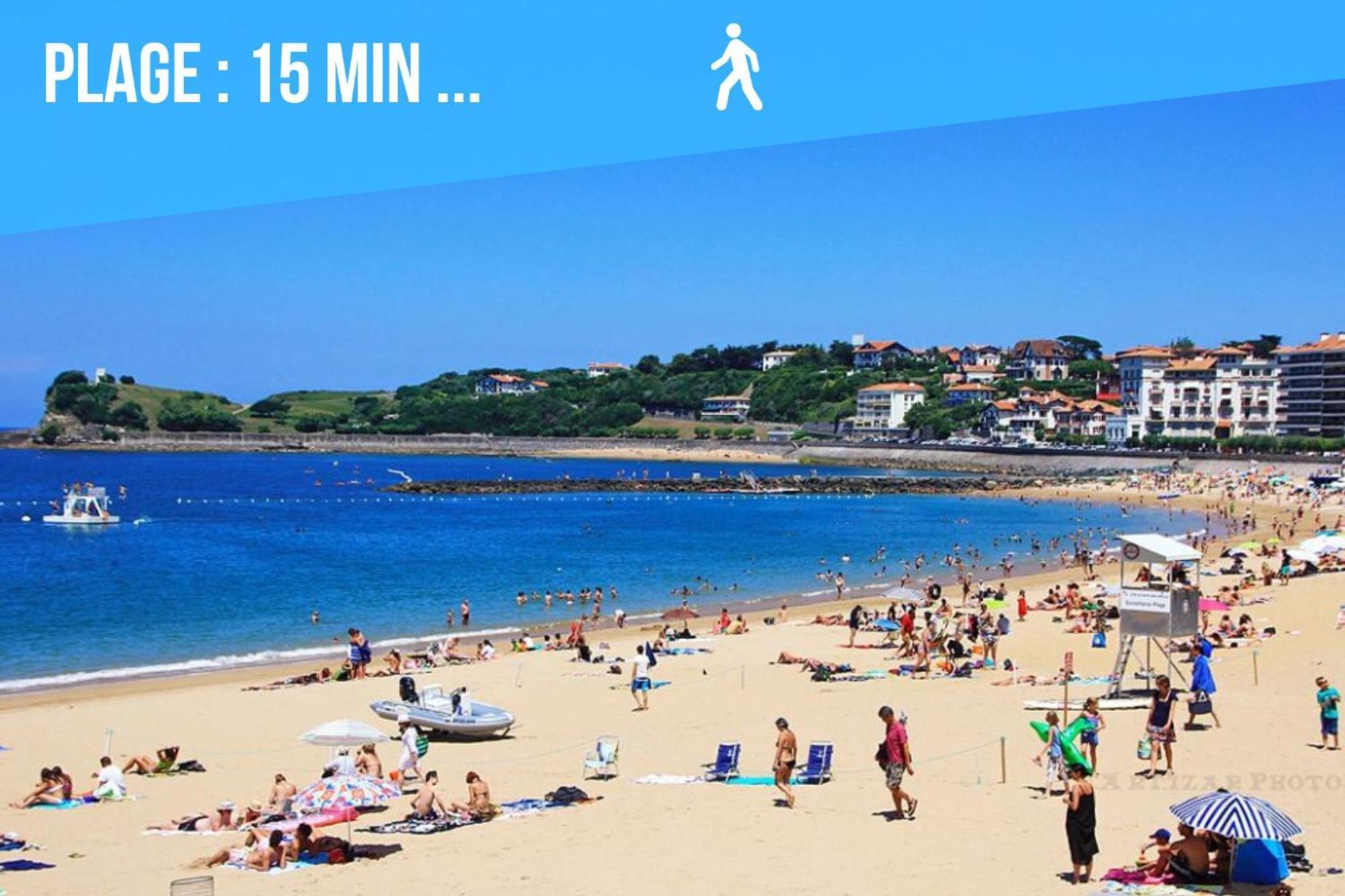 Caporizon-Baillenia-T1 Vue Montagne - Piscine St Jean De Luz Apartment Сен Жан дьо Луз Екстериор снимка